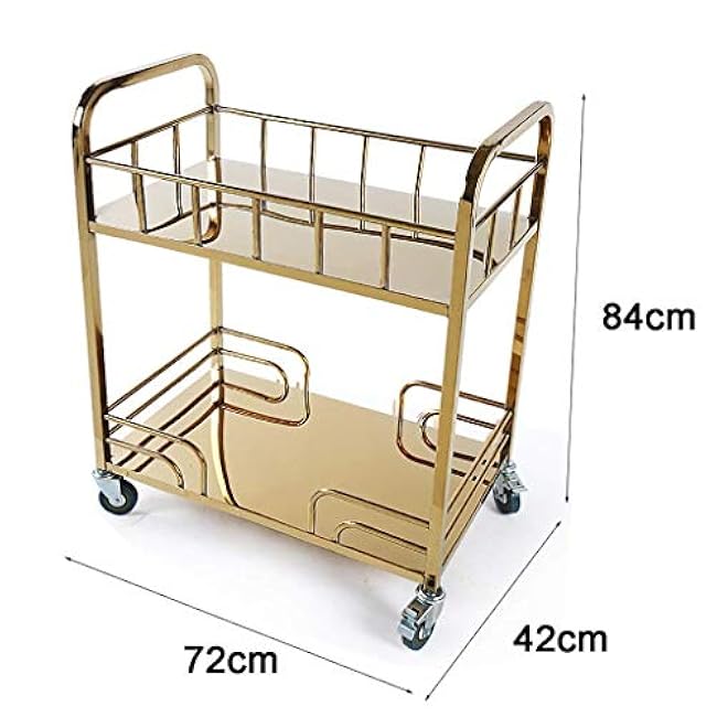 Service Cart Serving Cart Cart Tea Bar Contemporary Metal Shelves Drinks Liquor Rolling Rack Drinks Wine Furniture Kitchen Bathroom Trolley-lX9MDqCl