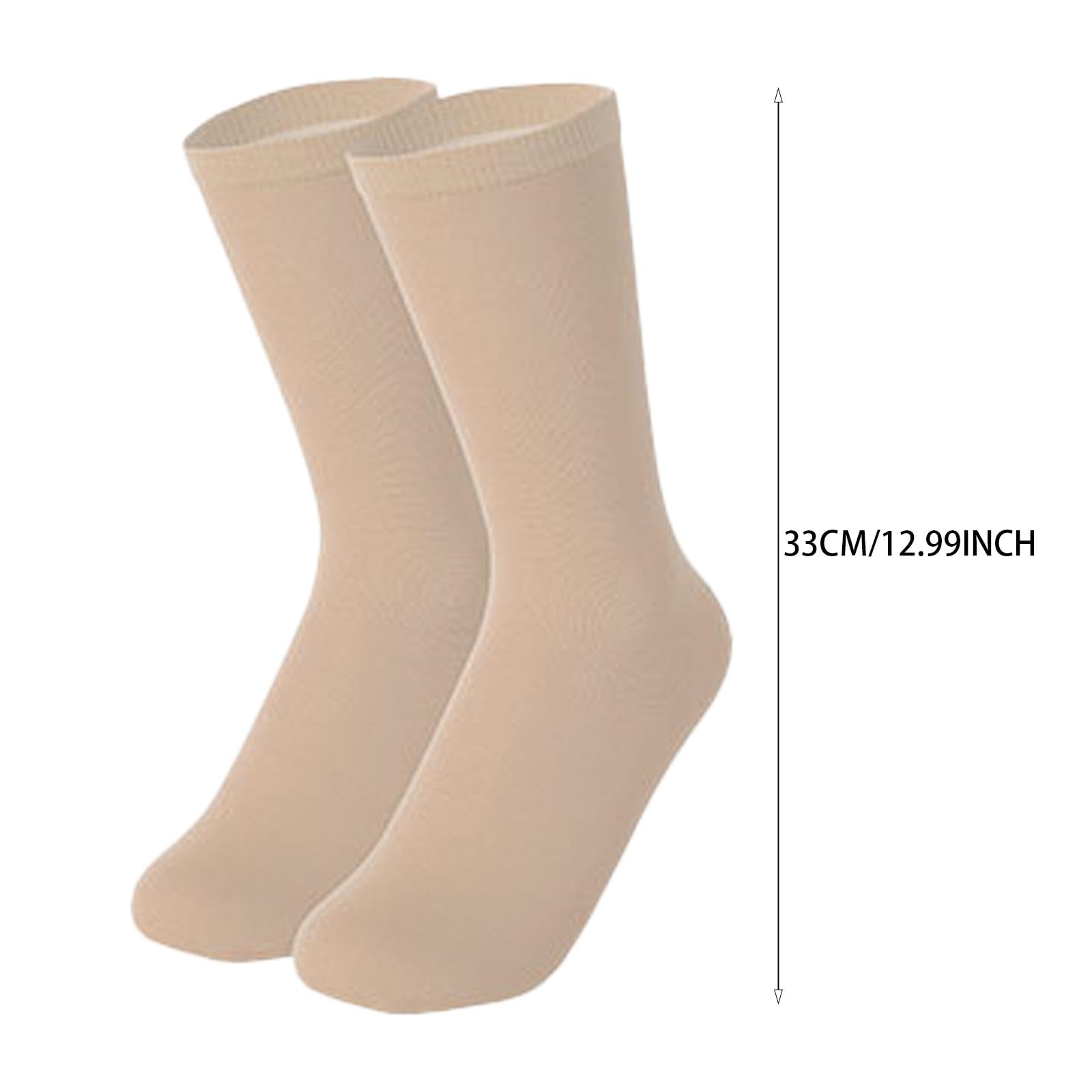 Perfeclan Calcetines para Patinaje sobre Hielo, Color Sólido, Algodón Suave