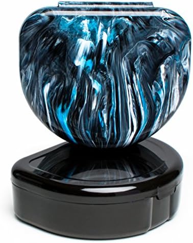 Elegancia Orthodontic Retainer Case 2pk Designer Marble Colors