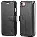 iPhone 6S Case iPhone 6 Case, SHIELDON Genuine Leather Wallet Case Slim Flip Case Cover with Stand Function & Credit Card Slots [Magnetic Flap Closure] for iPhone 6S / 6, Black