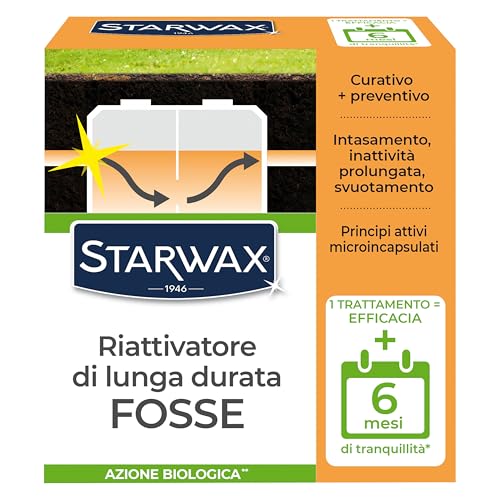STARWAX - riattivatore per fosse biologiche e vasca condensagrassi -