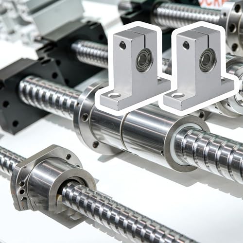 CNBTR 2 Stück 6 mm Kugellager Innendurchmesser Ständer Typ SK13 Linearschiene Schaftführung Stützlager Steg Stehen