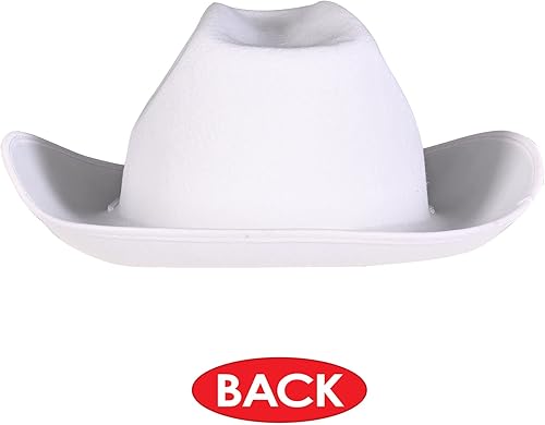 Miniatura 2 de Beistle Sombreros de vaquero de fieltro negro de 2 piezas para disfraz de Halloween