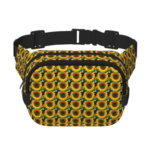 Sac banane arc-en-ciel double couche carré pour homme et femme