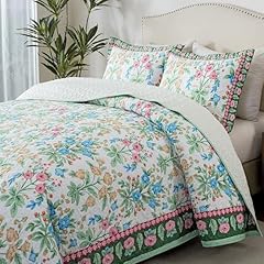 Three-color Flowers-green