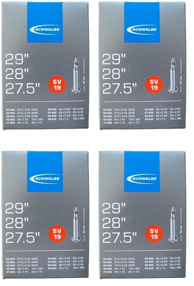 Chambre à air Schwalbe SV19 valve fine 40 mm pour réparer et sécuriser un pneu crevé