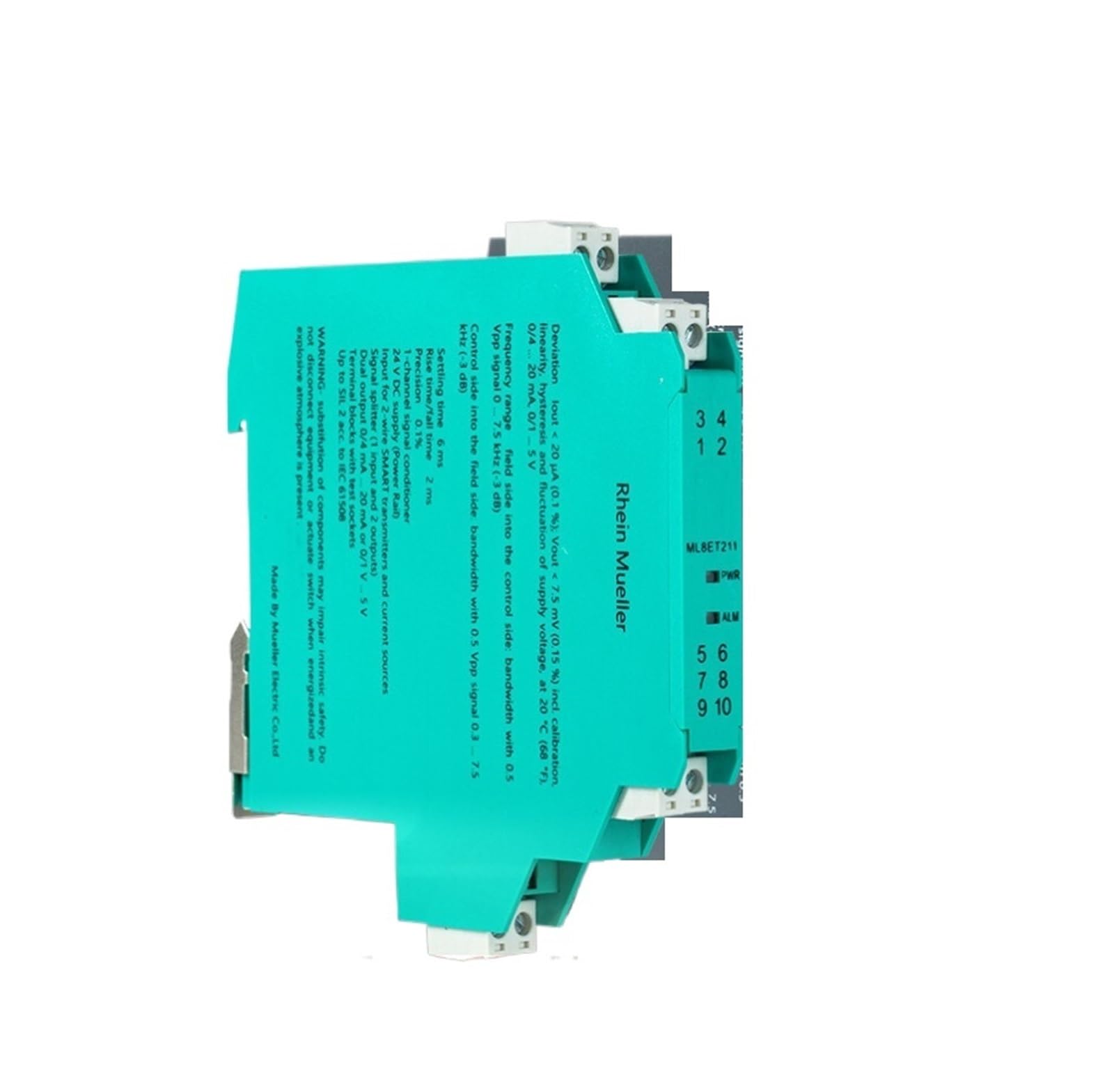 Isolateur de signal 24V double sortie pour éliminer les boucles de masse en usine