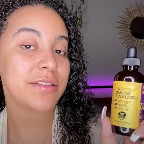 Iq Natural Pure Jamaican Black Castor Oil For Hair Growth, Organic Cold Pressed Castor Oil Hexane Free, Hair Growth Oil Black Women And Men, Dry Scalp Oil For Damaged Hair And Growth – 4Oz Unscented #TOP7