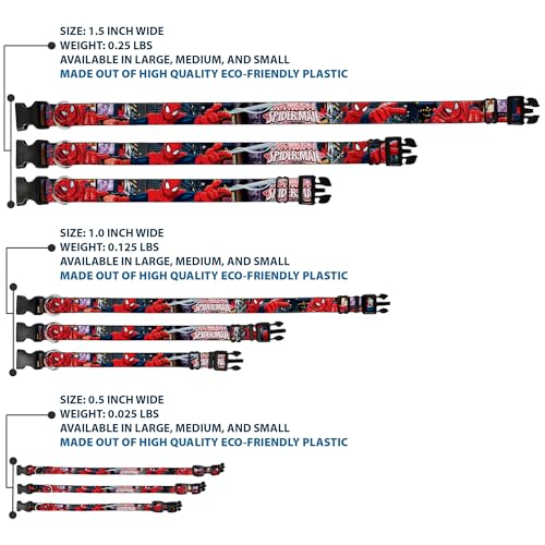 Collar de clip de plástico de araña oscilante textil ajustable para mascotas 4