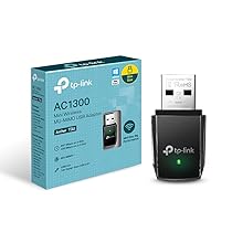 Tp-Link Archer T3U Adattatore Usb Scheda Di Rete, Wireless Dual-Band 1300 Mbps, ‎Porta Usb 3.0, Installazione Semplice, Wpa3, Windows 11, 10, 8.1, 8, 7, Mac OS 10.15 e versioni precedenti, Nero