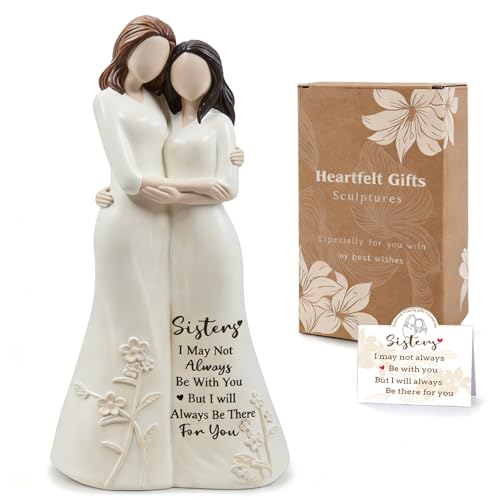GemsLives Sister Birthday Gifts for Women Sister Bestie Friendship Figurine