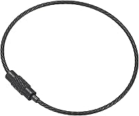 Vista 10 de PATIKIL Cable de llavero de alambre, lazo de llavero de acero titanio para senderismo al aire libre