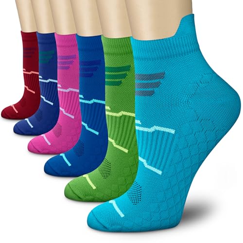 Image of CHARMKING Compression Socks for Women & Men Circulation 15-20 mmHg is Best for Athletic Running Cycling Nurse Daily Wear