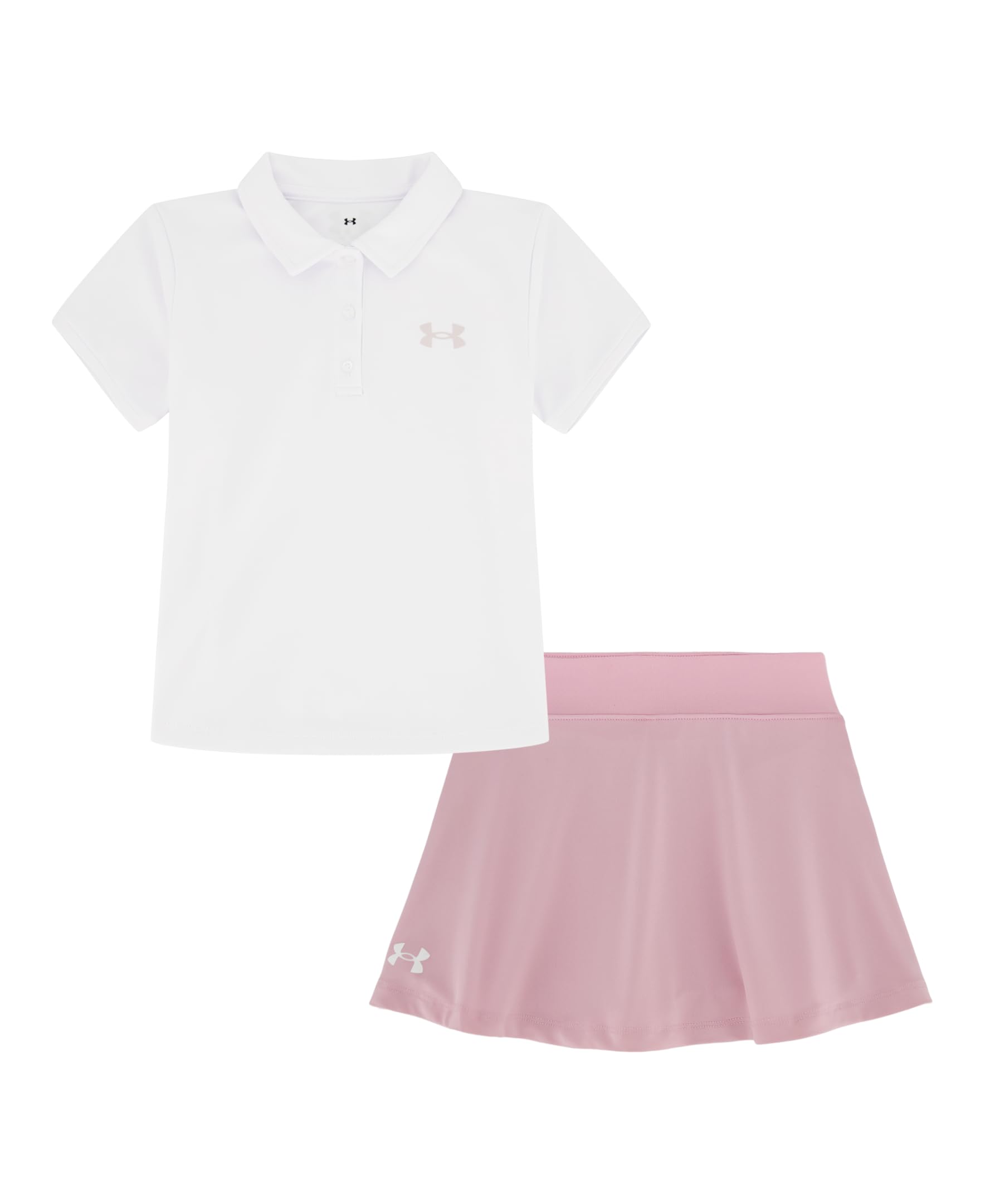 Under Armour Girl's 2-piece Short Sleeve Tee and Skort Set