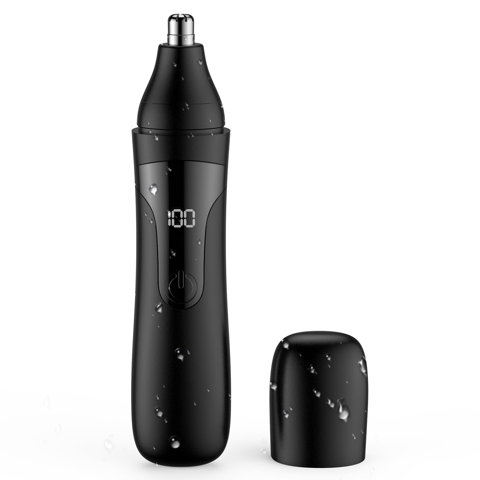 Nose Hair Trimmer Rechargeable Professional Painless Nose Trimmer for Ear and Eyebrow with Dual Edge Blades Easy Cleaning
