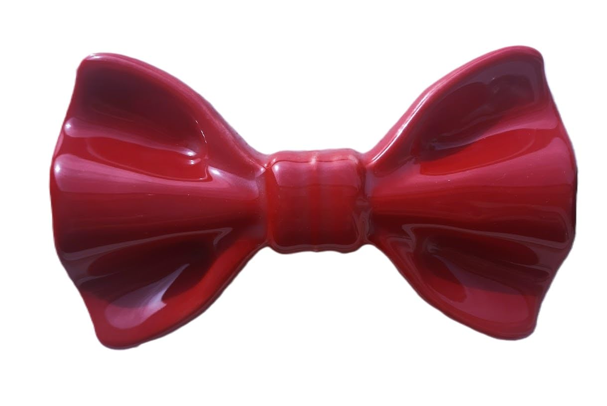 Papillon in ceramica rosso made in italy