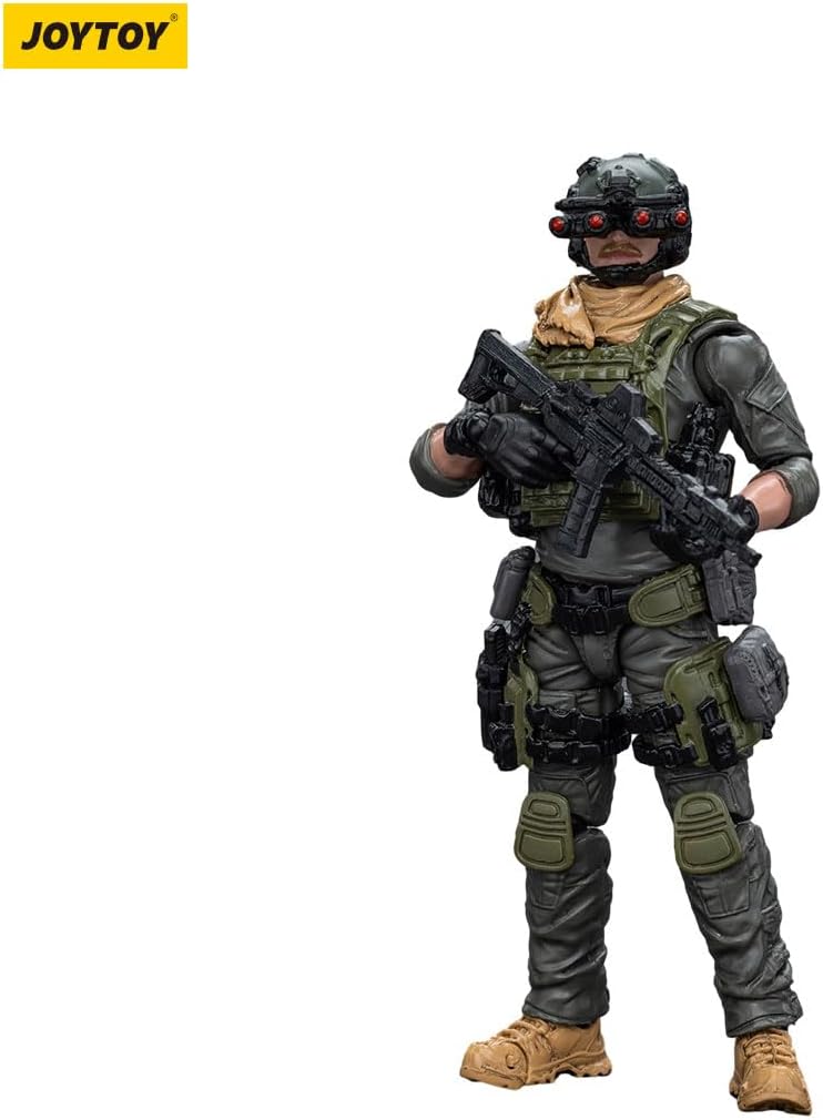 JOYTOY Action Figures NATO Defense Forces 13th Assault Squad 1/18 Movable Model Collectible Figurine (Assault Trooper)