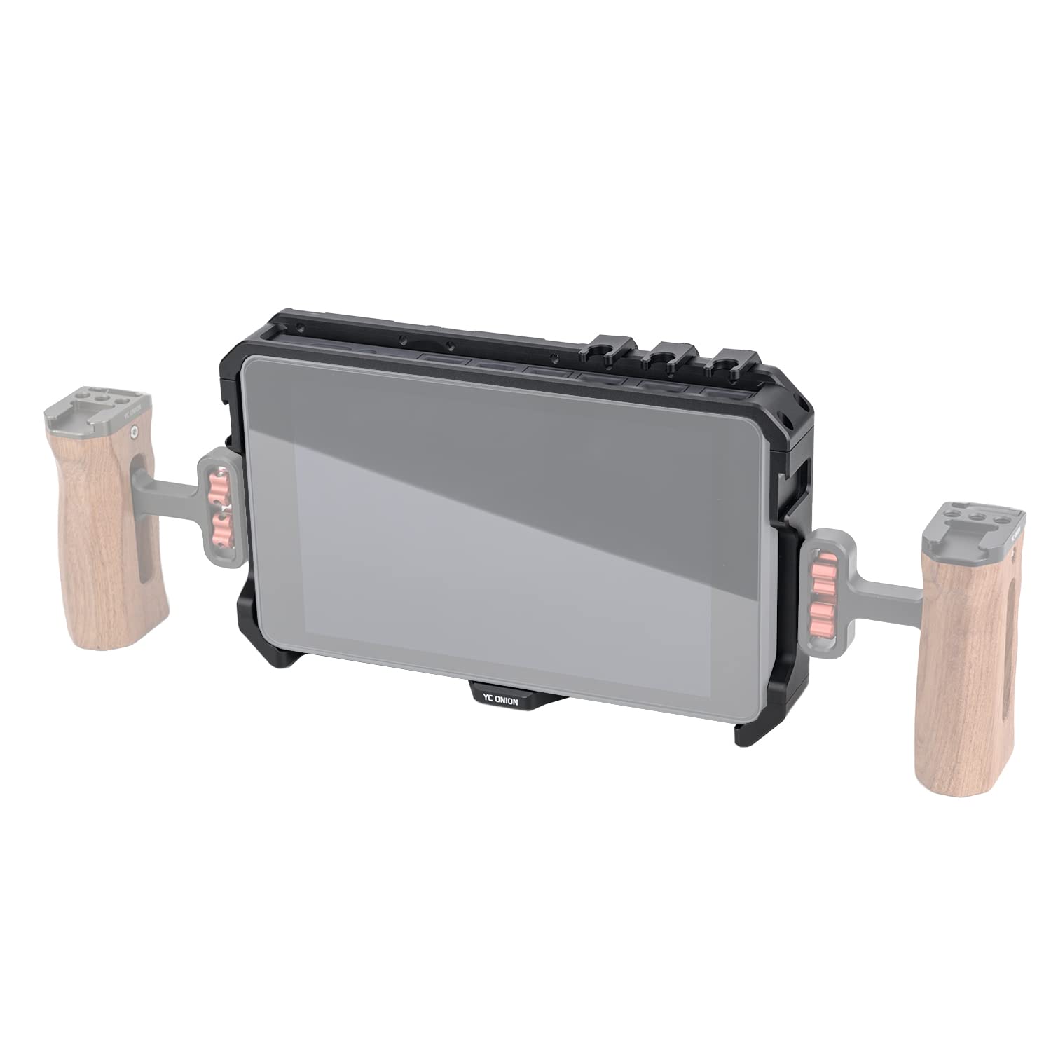 Cage Apply to YoloBox Pro Live Equipment Encoder.with Universal 1/4 Screw Hole and Expand Cold Shoe Mount Port Aluminum Alloy…