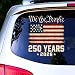 9x9 inches 250 Years America Car Decal,250th Anniversary The Independence of USA Sticker USA Patriotic Vinyl Decal Bumper Sticker for Car Windows 1776-2026 Car Window Decal, America Eagle D41