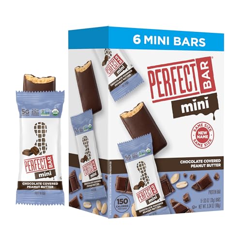 Perfect Bar Mini Gluten-Free Chocolate Covered Peanut Butter Protein Bar 6 count 1.05 oz
