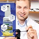 PandaCleaner zestaw uzupełniający 500ml płyn do czyszczenia okularów 2 x 250ml butelka uzupełniająca + ściereczka do czyszczenia okularów | bez alkoholu | przeciwmgielny | bez smug | nadaje się również do wyświetlaczy, monitorów, wizjerów
