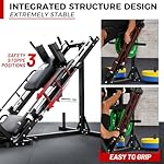 RitFit Leg Press Hack Squat Machine, Professional Adjustable Leg Press Machine for Home Gym with Linear Bearing, Specialty Hack Squat Machine for Full Lower Body Workout with Weight Storage Posts - Image 5