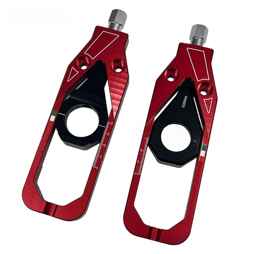 Regulator Napinacza łańcucha Pasuje do BMW S1000RR S1000 RR 2015 2018 2019 2022 bloki osi tylnego koła CNC aluminiowy zestaw regulatora łańcucha(S1000RR 09-18 Black)