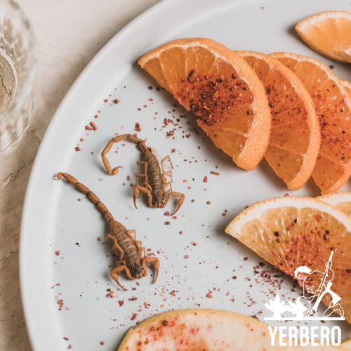 Yerbero - Authentic Premium Sal De Gusano 7Oz (199Gr) Agave Worm Salt Made With Premium Maguey Worms | Gourmet Salt | Mezcal, Tequila, Raisilla, Aguardiente. Made In Oaxaca Mexico. #TOP3
