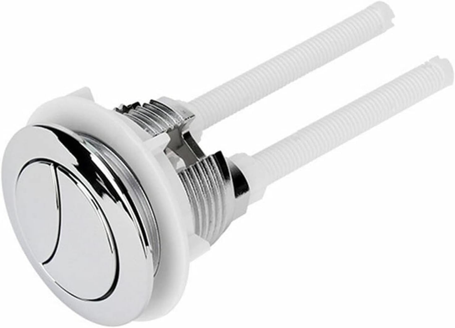 Toilet Water Tank Button,Flushing, Flush,Dual 38mm Round Valve Rods Saving for Cistern Bathroom Accessories