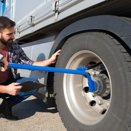 Image of Tire Changing Tool, Heavy Duty Truck Tire Demount Tool, Upgraded Semi Tire Removal Tool for Cars Trucks Trailers Buses Blue (A)