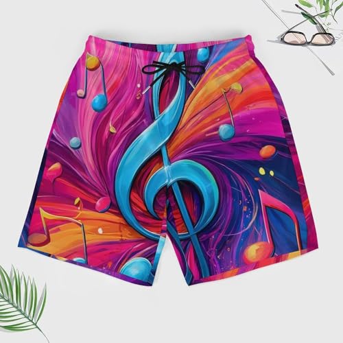 Supdreamc Men Big & Tall Swim Trunks Half Pants Basic Beachwear Plus Size, Quick Dry3