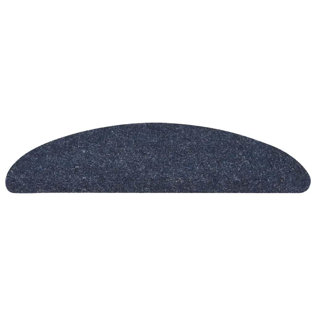 Alfombrillas autoadhesivas para escalones, 5 unidades, color azul, 56 x 17 x 3 cm, antideslizantes, protección para escaleras, escaleras interiores, escaleras de caracol, niños y mascotas