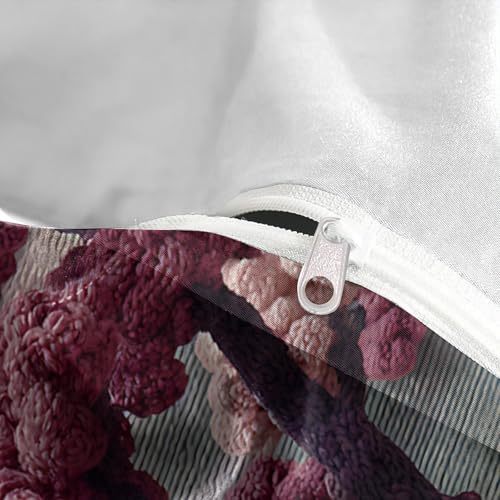 Parure de lit cerisiers en fleurs haut de gamme effet 3D microfibre douce - 8