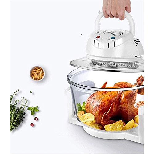 ELEdvb Elektrische Fritteuse, multifunktional, Luftfritteuse, Ofen/Dörrgerät, programmierbare Basis zum Luftfrittieren, ergonomischer Touchscreen, Größe 37 cm x 33 cm x 32 cm, für Jede Familie – Bild 5