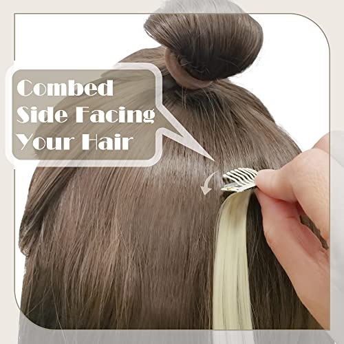 Dreamlover Hair Extensions Clips Blonde, Wig Clips for Your Wigs, Chunni Clips, 30 Pieces - Image 4