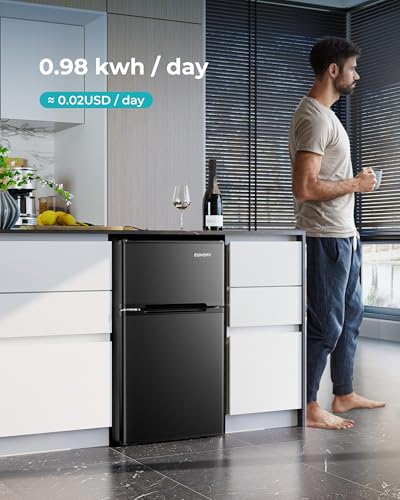 EUHOMY 3.2 Cu.Ft Mini Fridge