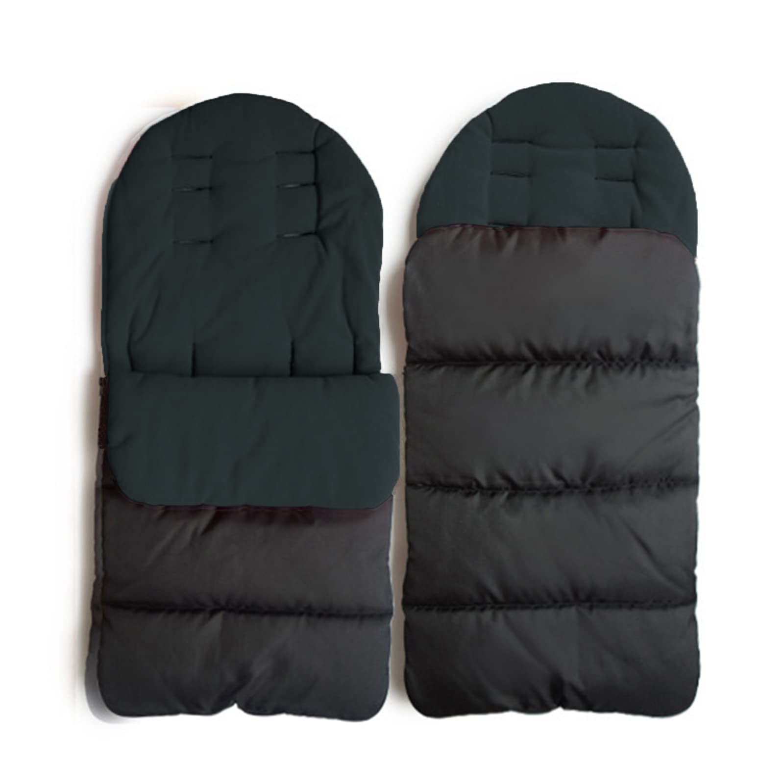 WIKEA Universal 3-in-1 Sleeping Bag for Pushchair, Footmuff Stroller Cover, Bunting Bag, Waterproof, Windproof, Cold-Resistant, Removable