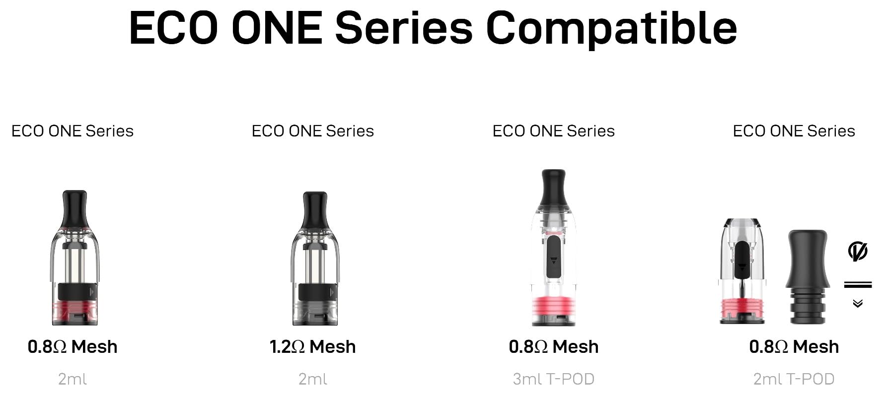 vaporesso eco one t pod Vaporesso Eco One - Pod Mod Kit - Vaporesso - Cigarettexpress main image 1