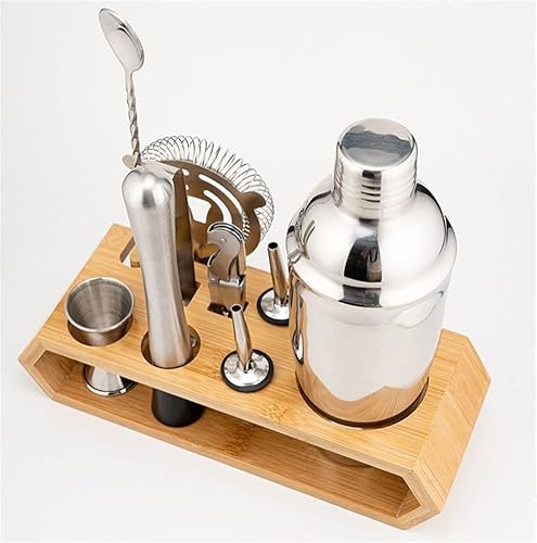 Miniatura 3 de ONOTEC Kit de camarero, juego de coctelera, herramientas de barra de acero inoxidable, juego de mezclador de bebidas para fiesta de bar en casa