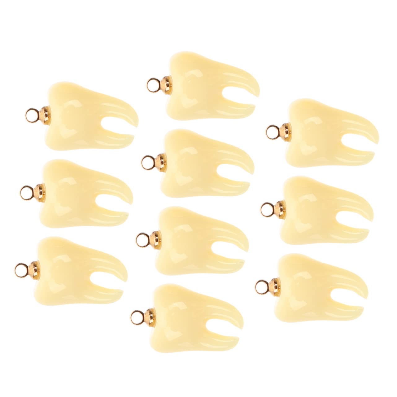 SHINEOFI ciondolo a forma di Accessori per gioielli fai da te Gioielli pendenti denti ciondoli con ciondoli per denti divertente ciondolo gioielli bracciale per charm