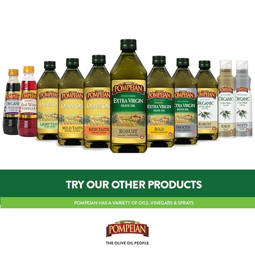 Image of Pompeian Smooth Organic Extra Virgin Olive Oil Spray - 5 fl oz | No Propellants - First Cold Pressed Olive Oil for Cooking - Delicate Flavor for Salads, Pasta, and Drizzling