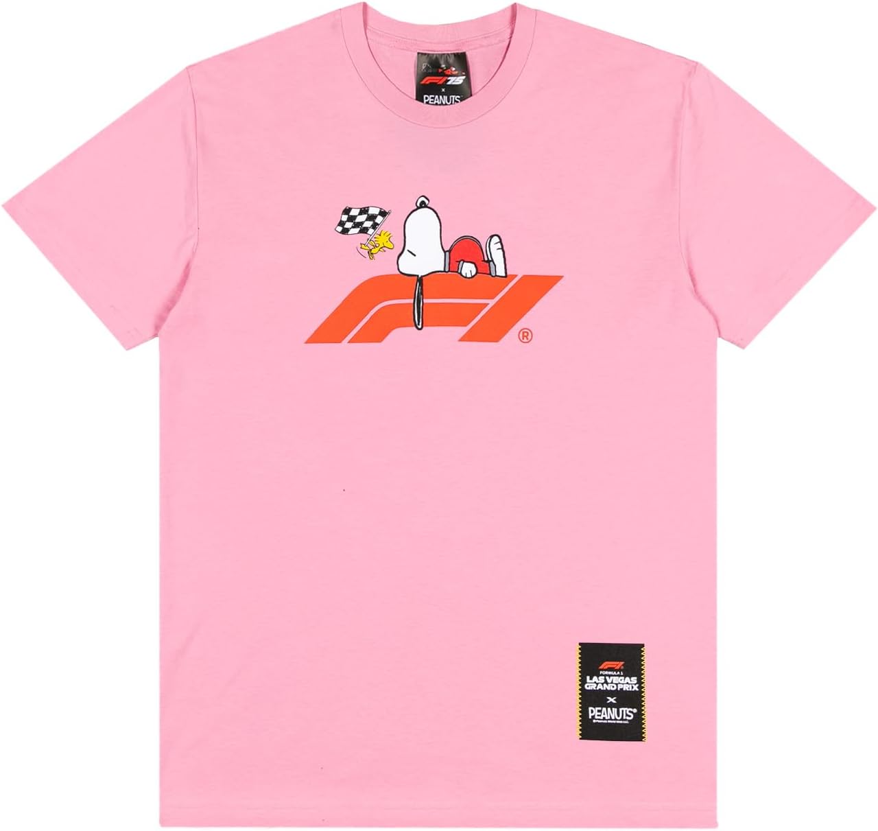 F1 Las Vegas Grand Prix Men's Peanuts Logo Lockup T-Shirt