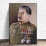 Leinwand Kunst Joseph Stalin Porträt Wandkunst Leinwand 
