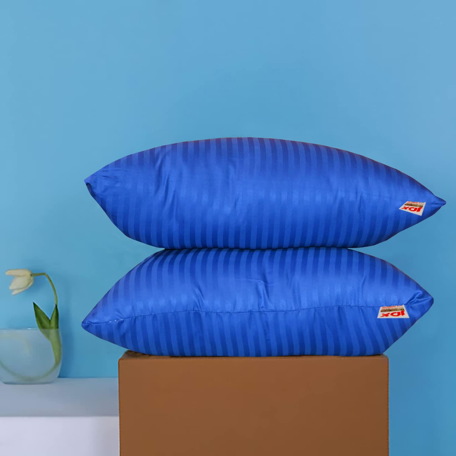 JDX Polyester Ultra Soft Fluffy Luxurious Bed Pillows Set for Sleeping (16 x 24 Inch) - Pack of 2 (Royal Blue) (B0C61KDN32) Amazon Price History, Amazon Price Tracker