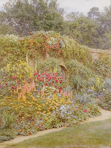 Affiche Garden Munstead Wood par Helen Allingham toile décorative 60x90cm