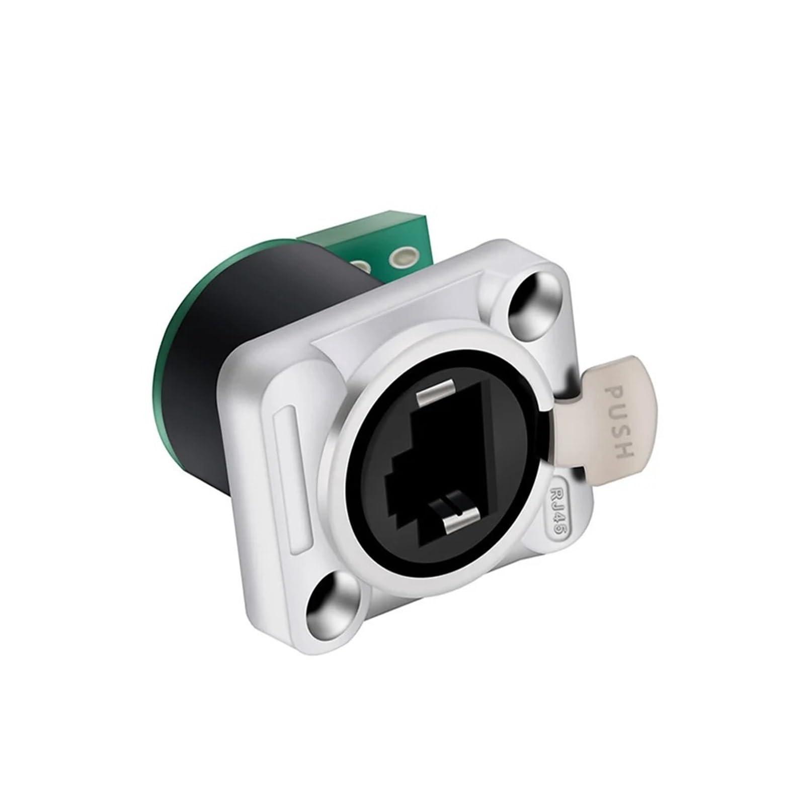 Connecteur femelle RJ45 CAT5 pour châssis afin de centraliser le réseau multimédia du salon