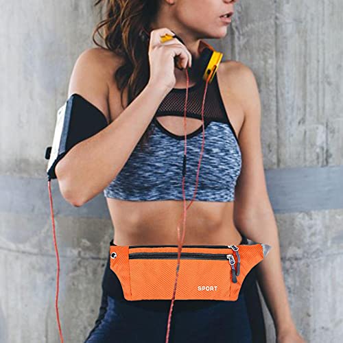 Littryee Pochete à prova d'água para corrida, bolsa de mensageiro de fitness, bolsos esportivos ult