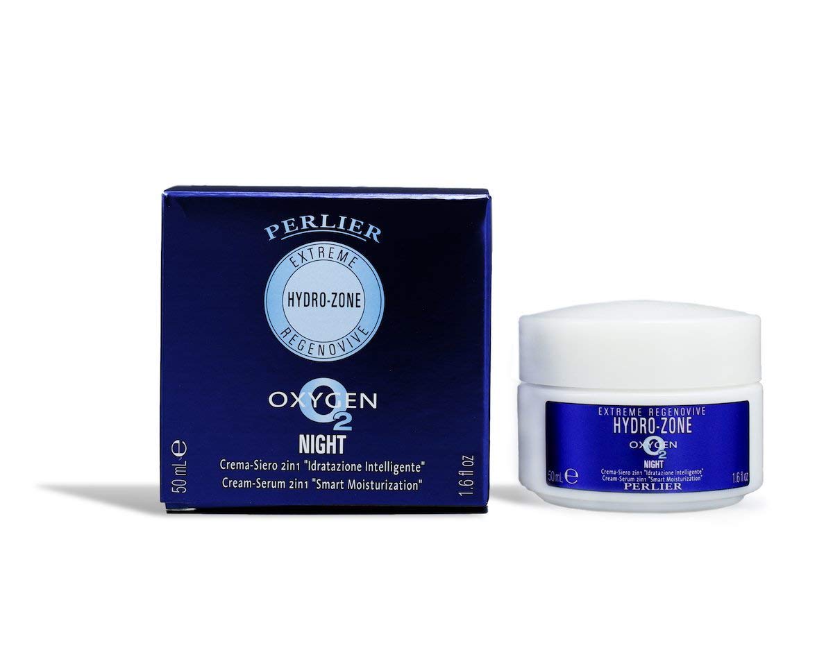Perlier Hydro-Zone 2 in 1 Night Cream-Serum “Smart Moisturization”, 1.6 fl. oz.