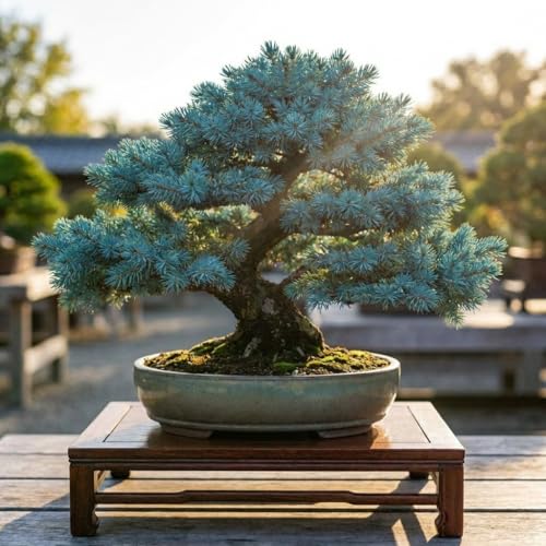 Blue Spruce Bonsai Tree Seeds for Planting | 20 Seeds | Popular ConiferousTree for Bonsai | Colorado Blue Spruce Evergreen | Cold Hardy, Moderate Growth
