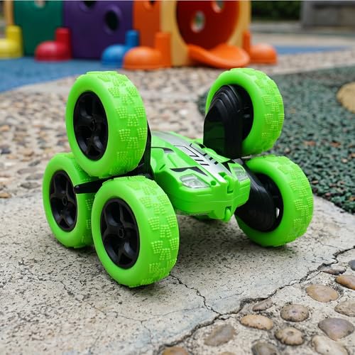 Image of Amazon Brand - Jam & Honey Off Roader Rechargeable Remote Control Monster Truck Car with LED Headlights, Type-C Charging, Anti-Skid Tyres, 120 Ft Range | 2.4GHz Remote Controller - Green (MT1624)